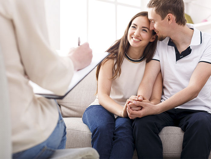 Pareja en terapia